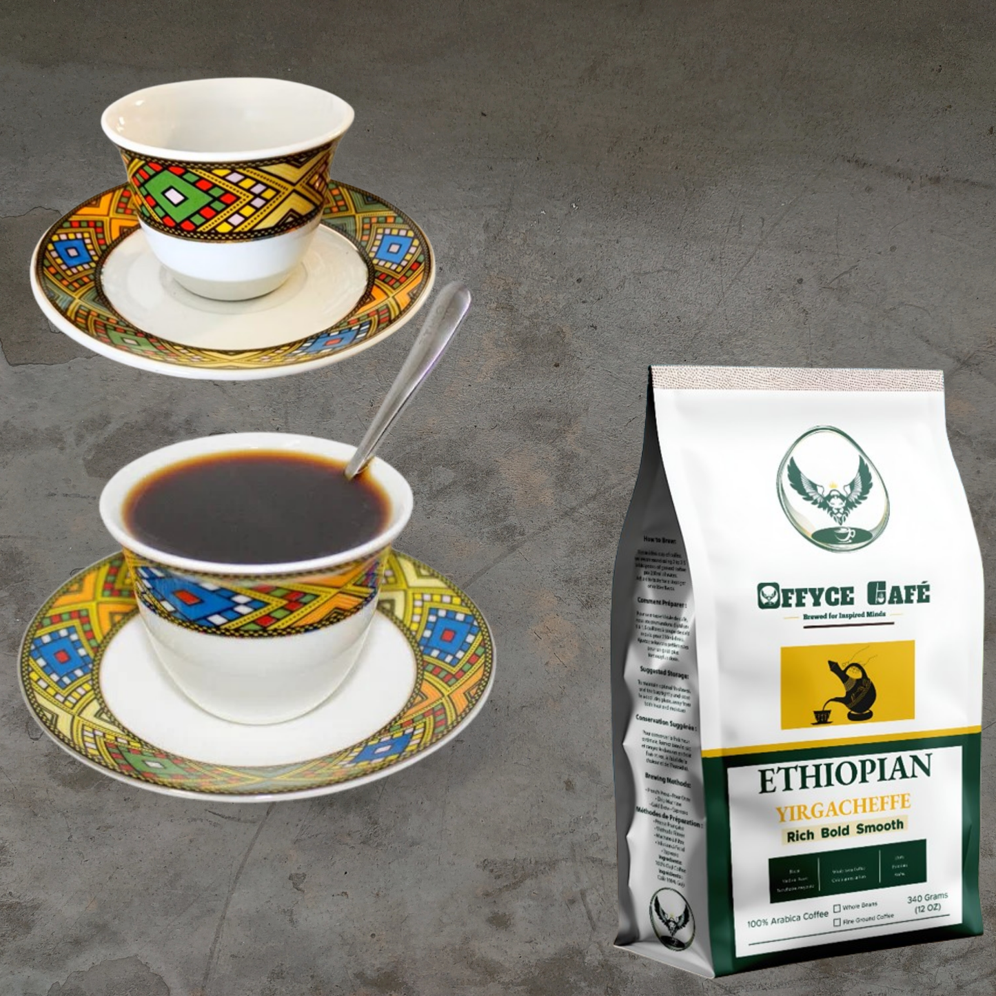 Coffee Espresso Cups & Saucer Sets