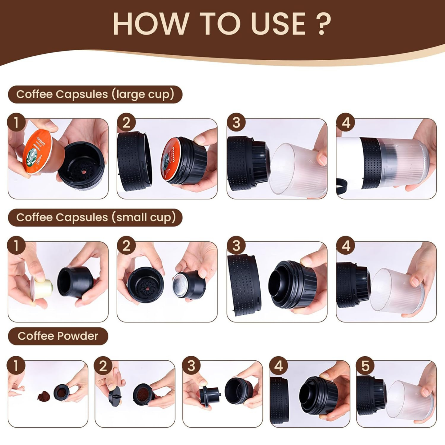 Electric Espresso Machine (White)